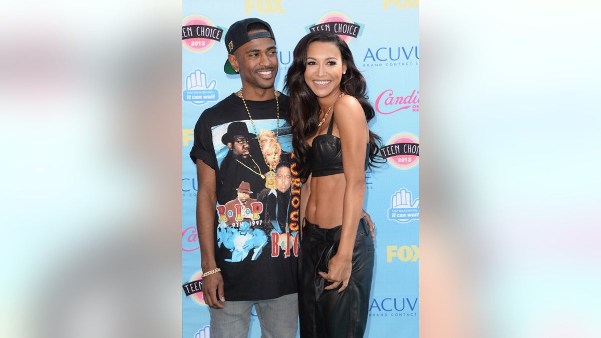 UNIVERSAL CITY, CA - AUGUST 11:  Rapper Big Sean and actress Naya Rivera attend the Teen Choice Awards 2013 at Gibson Amphitheatre on August 11, 2013 in Universal City, California.  (Photo by Jason Merritt/Getty Images)