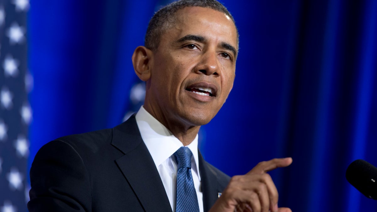 President Barack Obama talks about the Monitor of the National Security Agency (NSA), on Friday, January 17, 2014, at the Ministry of Justice in Washington. He fell to calm US monitoring on the United States monitoring, and called on the president to end the government's control of the phone data from hundreds of millions of Americans and immediately asked for intelligence to obtain a secret arrangement before reaching standard records. (AP Photo/Carolyn Kaster)