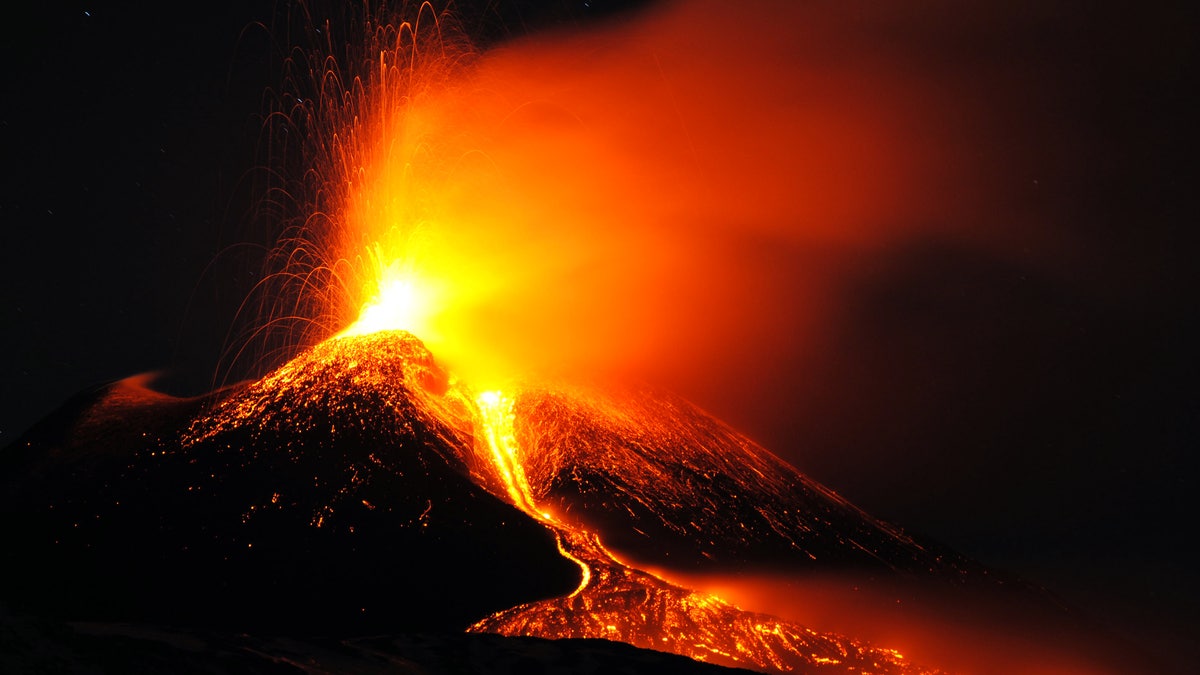 Italy Etna Volcano