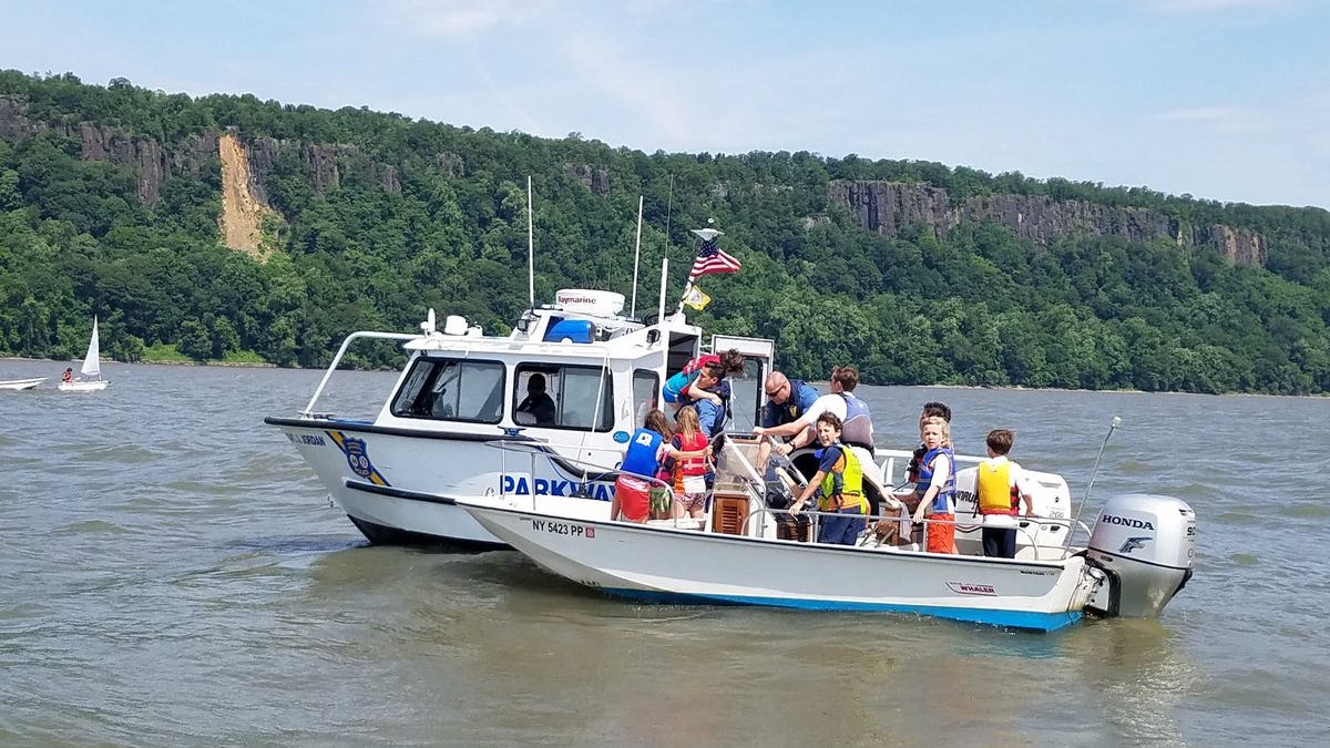 Capsized sailboat 1