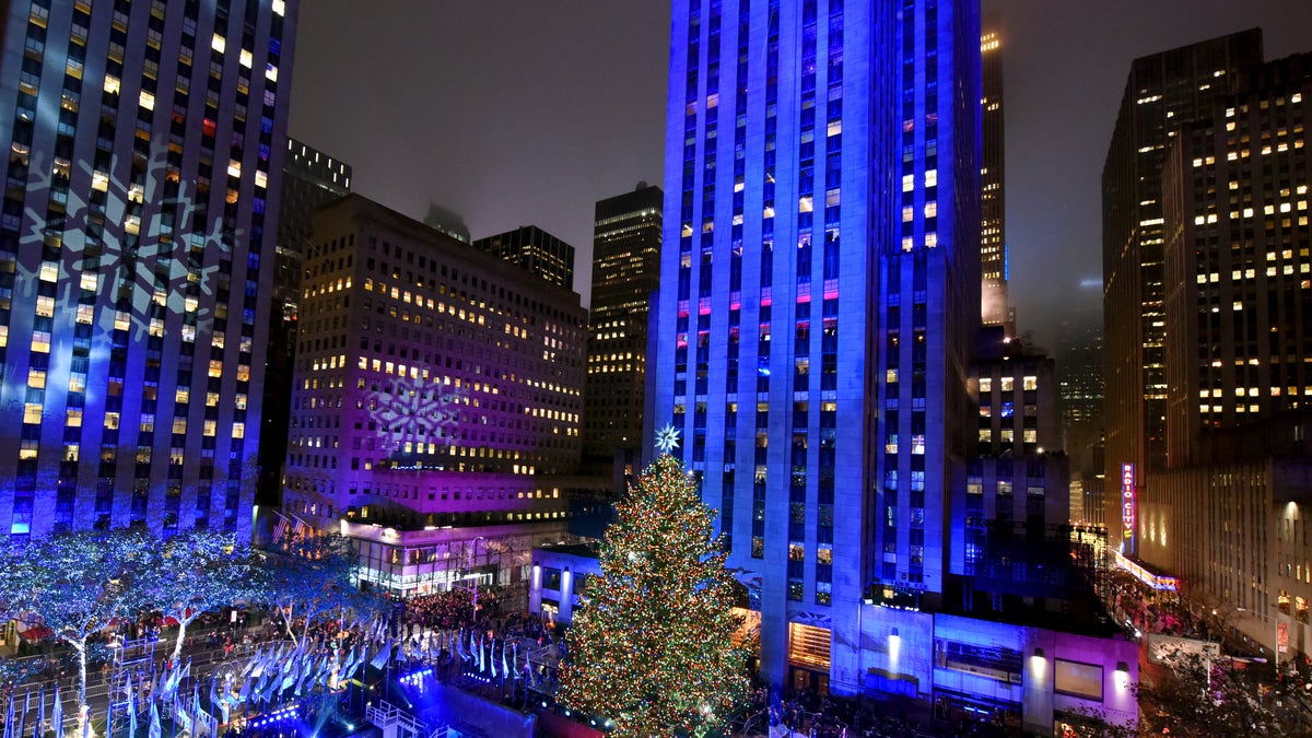 The Rockefeller Center Christmas Tree in 2015.