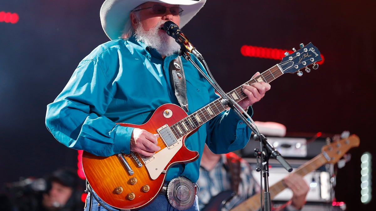 Charlie Daniels performs at the CMA Music Festival at Nissan Stadium on Thursday, June 9, 2016, in Nashville, Tenn. (Photo by Al Wagner/Invision/AP)