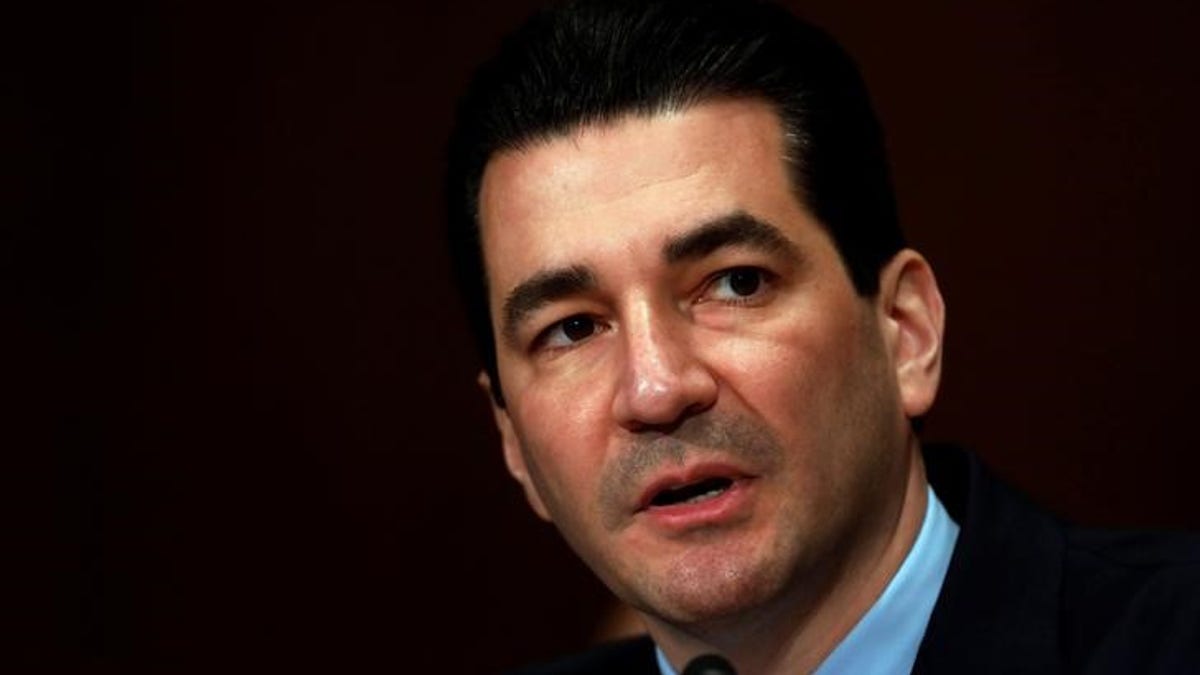 Dr. Scott Gottlieb testifies before a Senate Health Education Labor and Pension Committee confirmation hearing on his nomination to be commissioner of the Food and Drug Administration on Capitol Hill in Washington