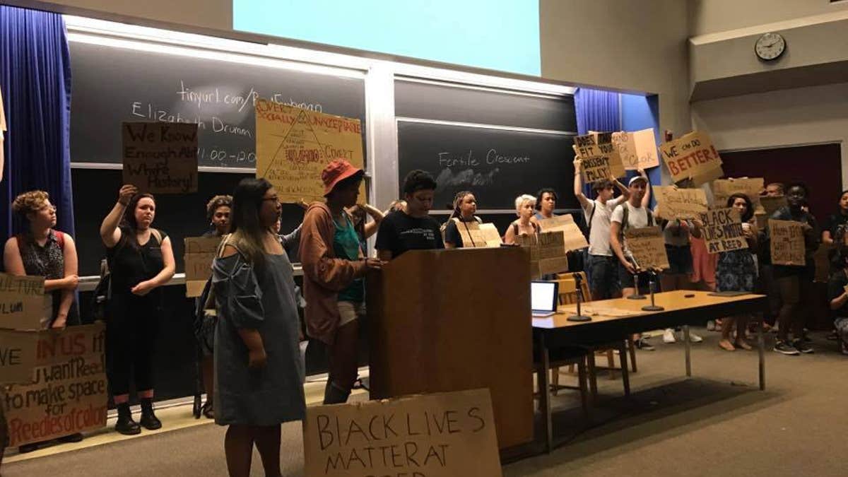 Reed college protesters