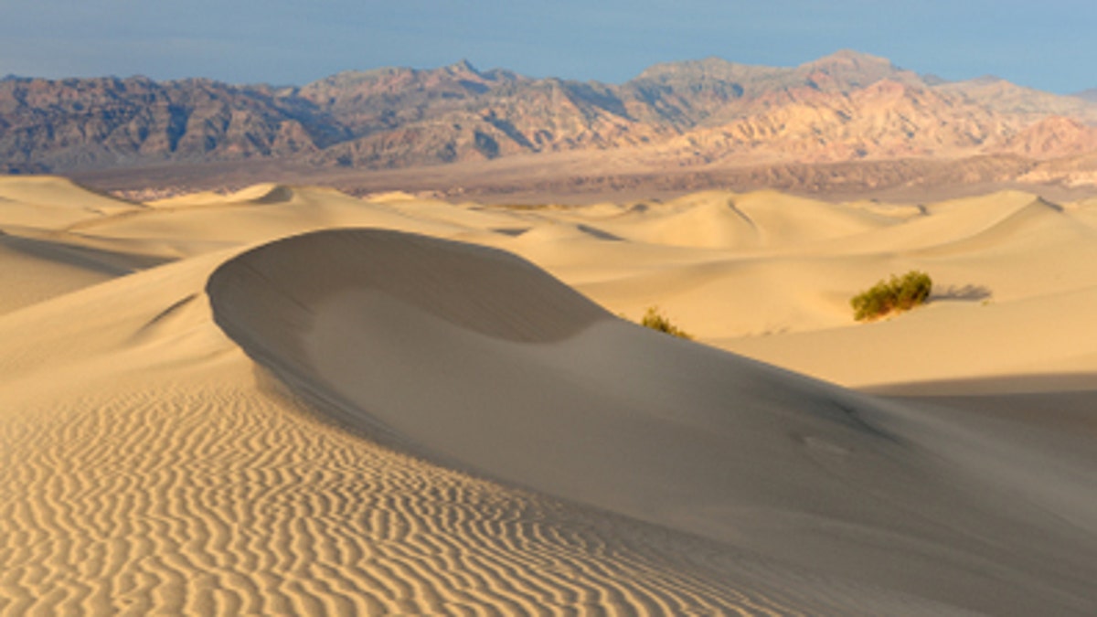 Death Valley is seen above.