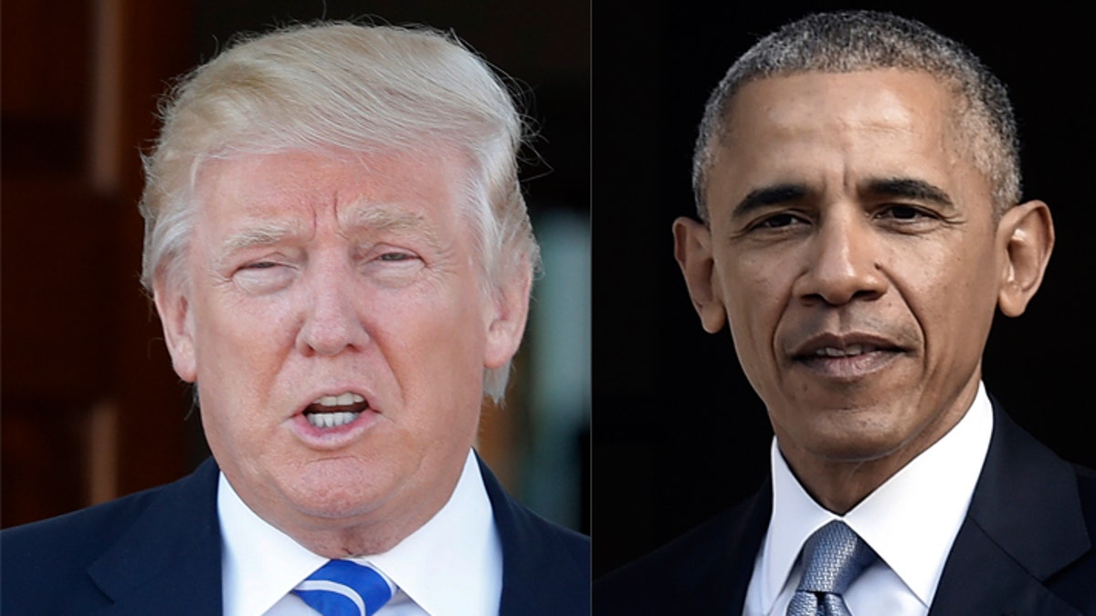 Obama and Trump