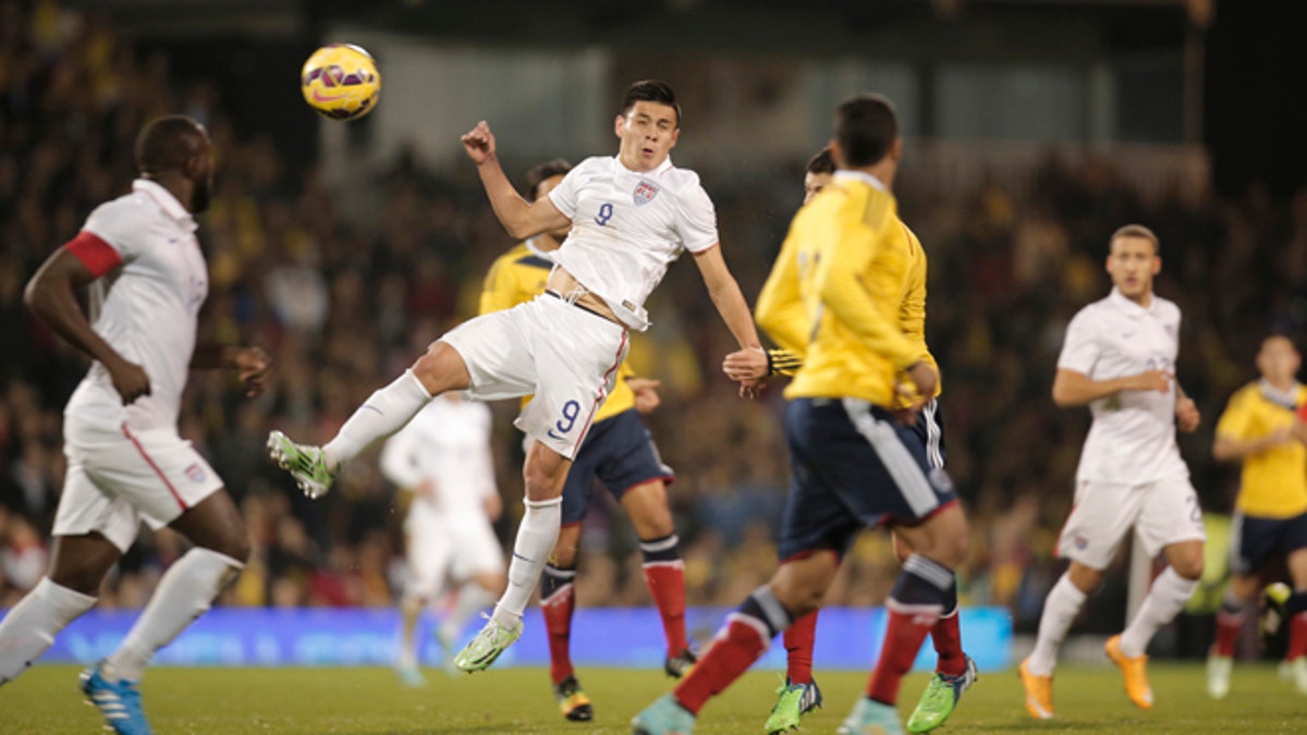 Britain Soccer USA Colombia