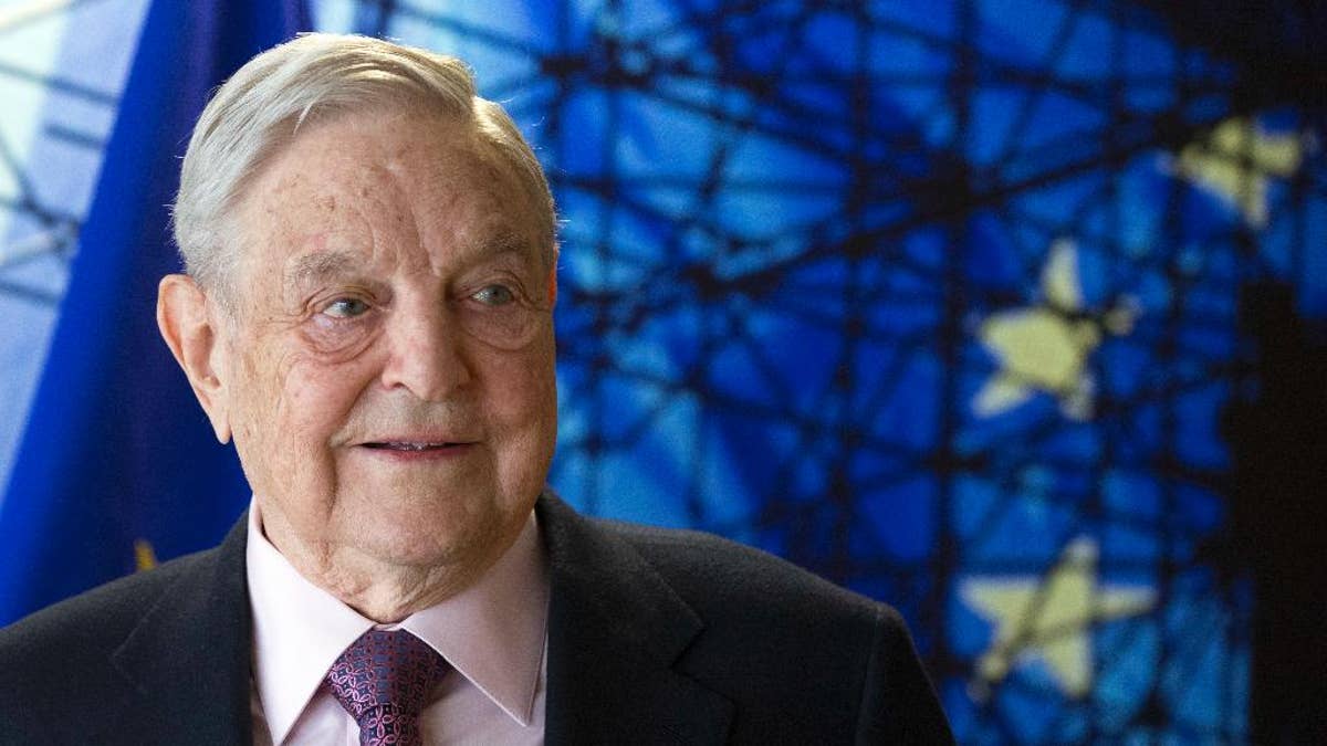 George Soros, Founder and Chairman of the Open Society Foundation, waits for the start of a meeting at EU headquarters in Brussels on Thursday, April 27, 2017. Soros was in Brussels to discuss the situation in Hungary, including legislative measures that could force the closure of the Central European University in Budapest. (Olivier Hoslet, Pool Photo via AP)