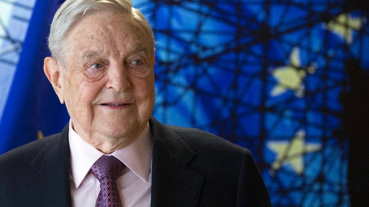 George Soros, Founder and Chairman of the Open Society Foundation, waits for the start of a meeting at EU headquarters in Brussels on Thursday, April 27, 2017. Soros was in Brussels to discuss the situation in Hungary, including legislative measures that could force the closure of the Central European University in Budapest. (Olivier Hoslet, Pool Photo via AP)