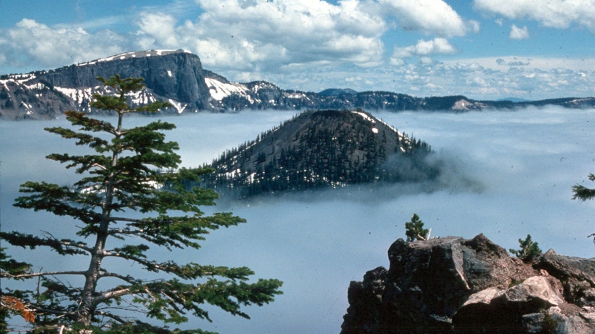 The collapse of Mount Mazama (one of the largest eruptions ever) created Crater Lake thousands of years ago.