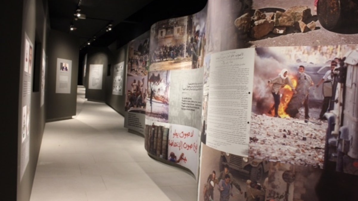 Mideast Palestinians-Arafat Museum