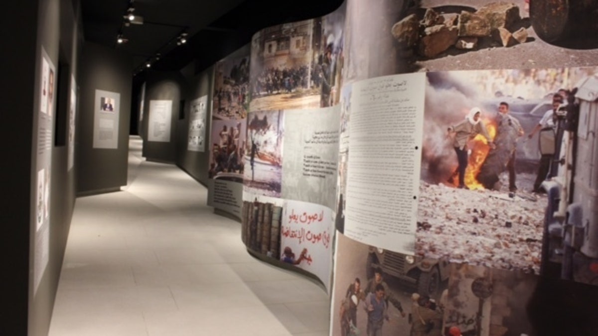 Mideast Palestinians-Arafat Museum