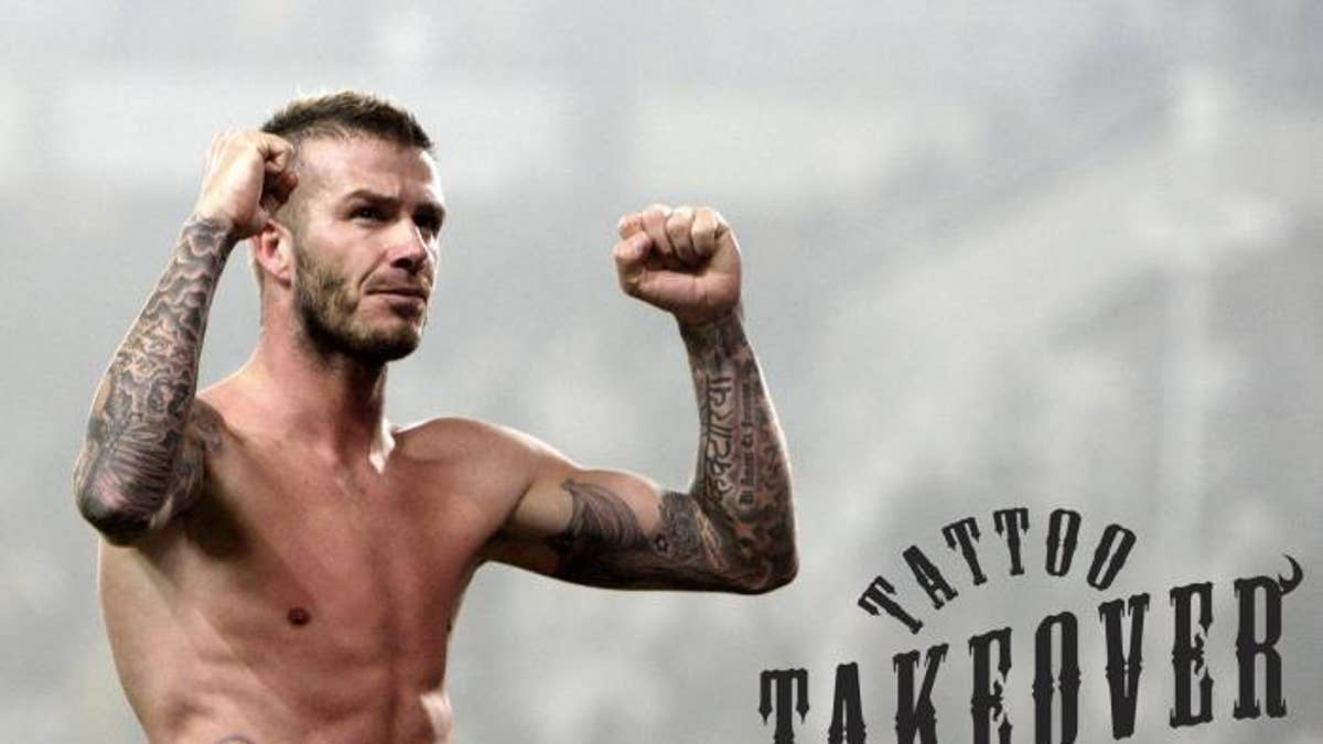 The Tattoos of David Beckham - OneShotOnePlace.com (OSOP)