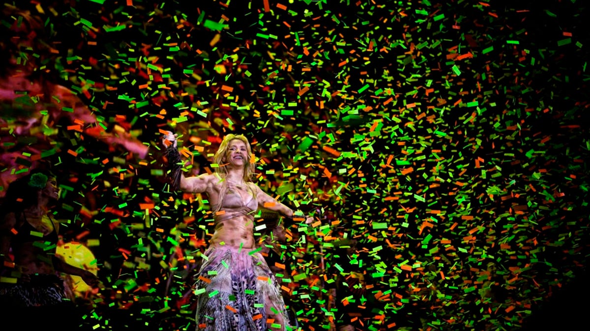 APTOPIX Barcelona Shakira Concert
