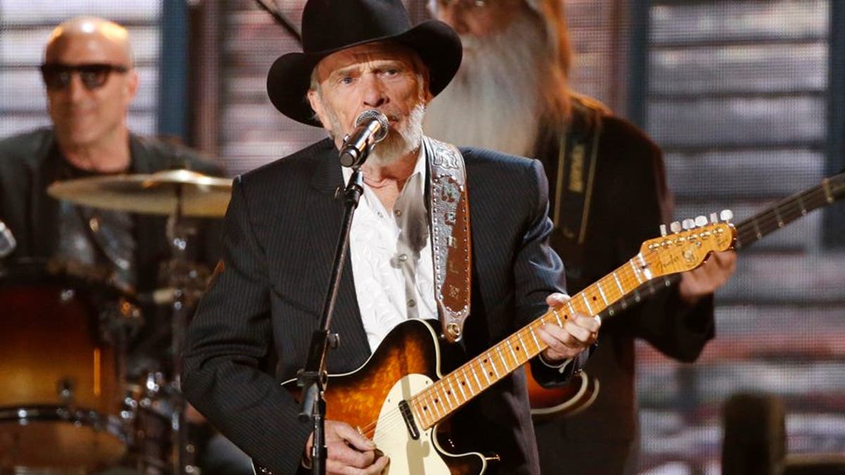 Merle Haggard performs at the 56th annual Grammy Awards in Los Angeles, California January 26, 2014.