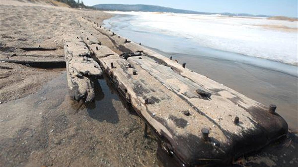 Wreck Revealed Beach