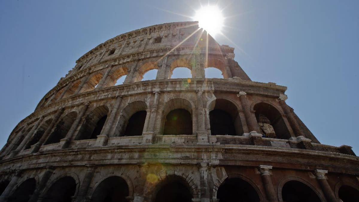 A view of the Colosseum after the first stage of the restoration work was completed in Rome, Friday, July 1st, 2016. The Colosseum has emerged more imposing than ever after its most extensive restoration, a multi-million-euro cleaning to remove a dreary, undignified patina of soot and grime from the ancient arena, assailed by pollution in traffic-clogged Rome. (AP Photo/Andrew Medichini)