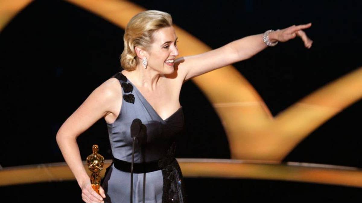 Kate Winslet won her first Oscar for her role in "The Reader."