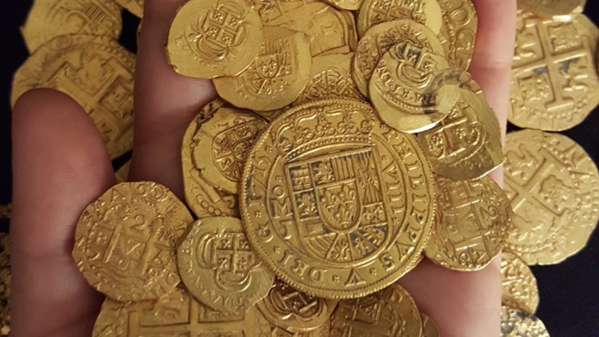 Divers find $4.5 million worth of gold coins in sunken 1715