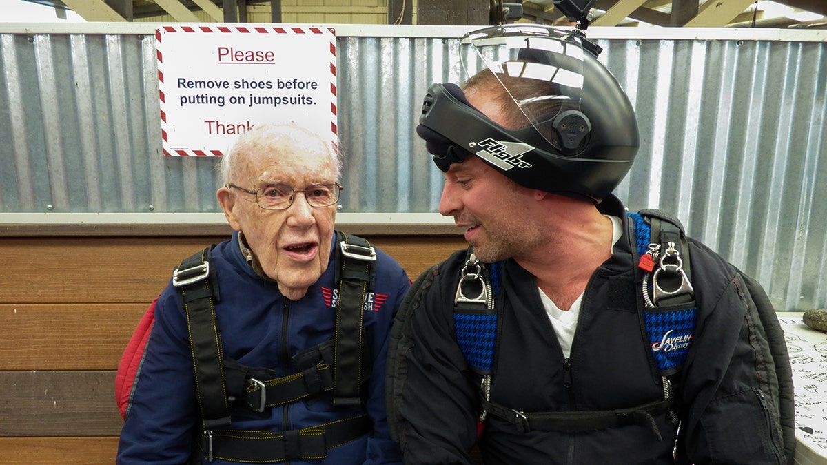 100 yr old skydiver