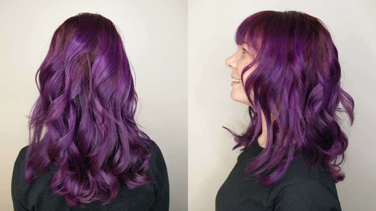 purple hair