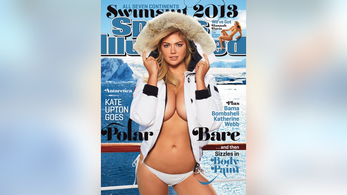 This image provided by Sports Illustrated shows the cover of the magazine's 2013 Swimsuit Edition featuring Kate Upton, which will launch across multiple platforms on Monday, Feb. 11, 2013. (AP Photo/Sports Illustrated, Derek Kettela) NORTH AMERICAN USE ONLY UNTIL MARCH 5 2013; MANDATORY CREDIT: SPORTS ILLUSTRATED/DEREK KETTELA