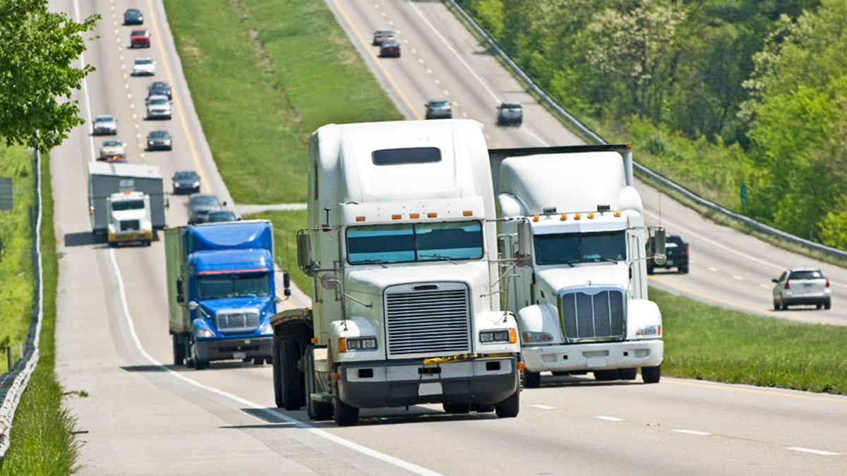 truck traffic istock