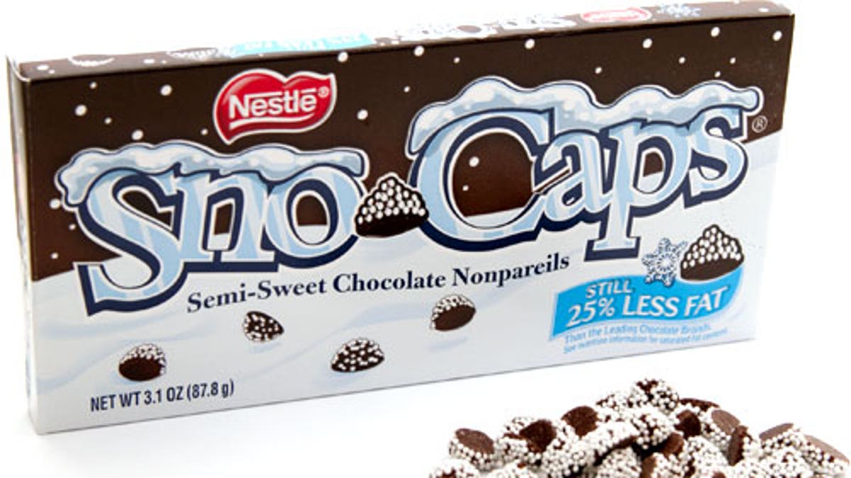 Nestle Sno Caps Semi-Sweet Chocolate Nonpareils, 3.1oz Box – Five