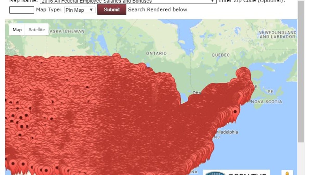 federal salary map 1