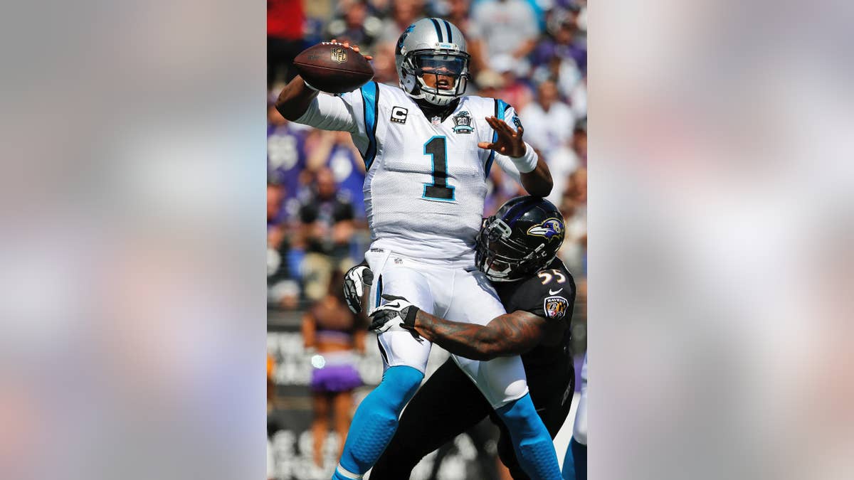 Quarterback Panthers Cam Newton berpikir dia akan menjadi lebih sehat segera setelah operasi pergelangan kaki pada bulan Maret