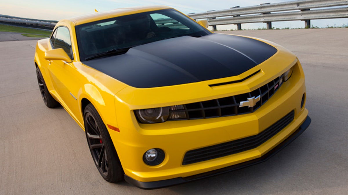 Yellow camaro