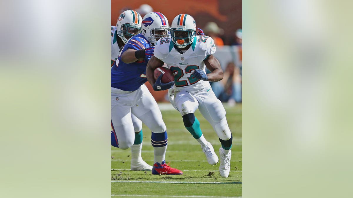 Reggie Bush big fish for Dolphins