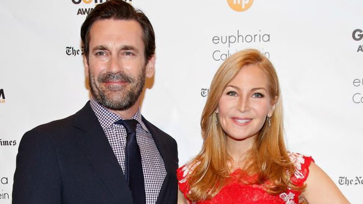 NEW YORK, NY - DECEMBER 01:  Actors Jon Hamm (L) and Jennifer Westfeldt attend the 24th Annual Gotham Independent Film Awards at Cipriani Wall Street on December 1, 2014 in New York City.  (Photo by Cindy Ord/Getty Images)