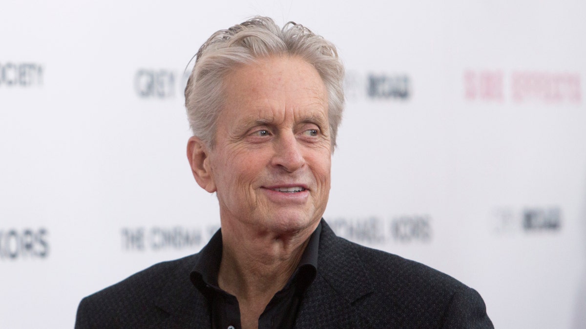 Actor Michael Douglas attends the premiere of the film 