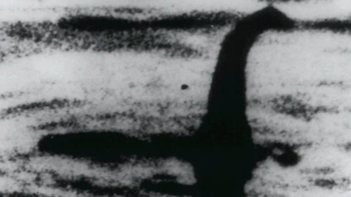 Unproven photo of the "Loch Ness Monster"