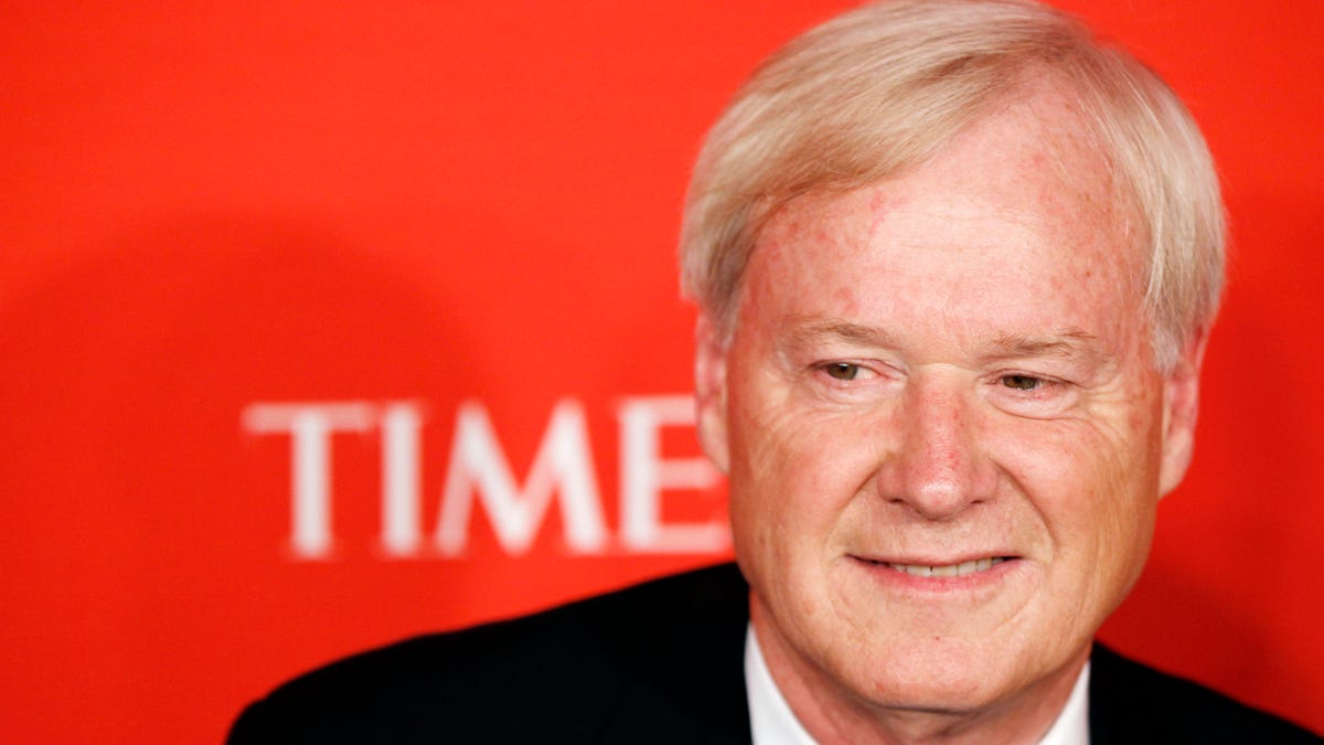 FILE: April 26, 2011: NBC host Chris Matthews at the 2011 Time 100 Gala ceremony in New York.