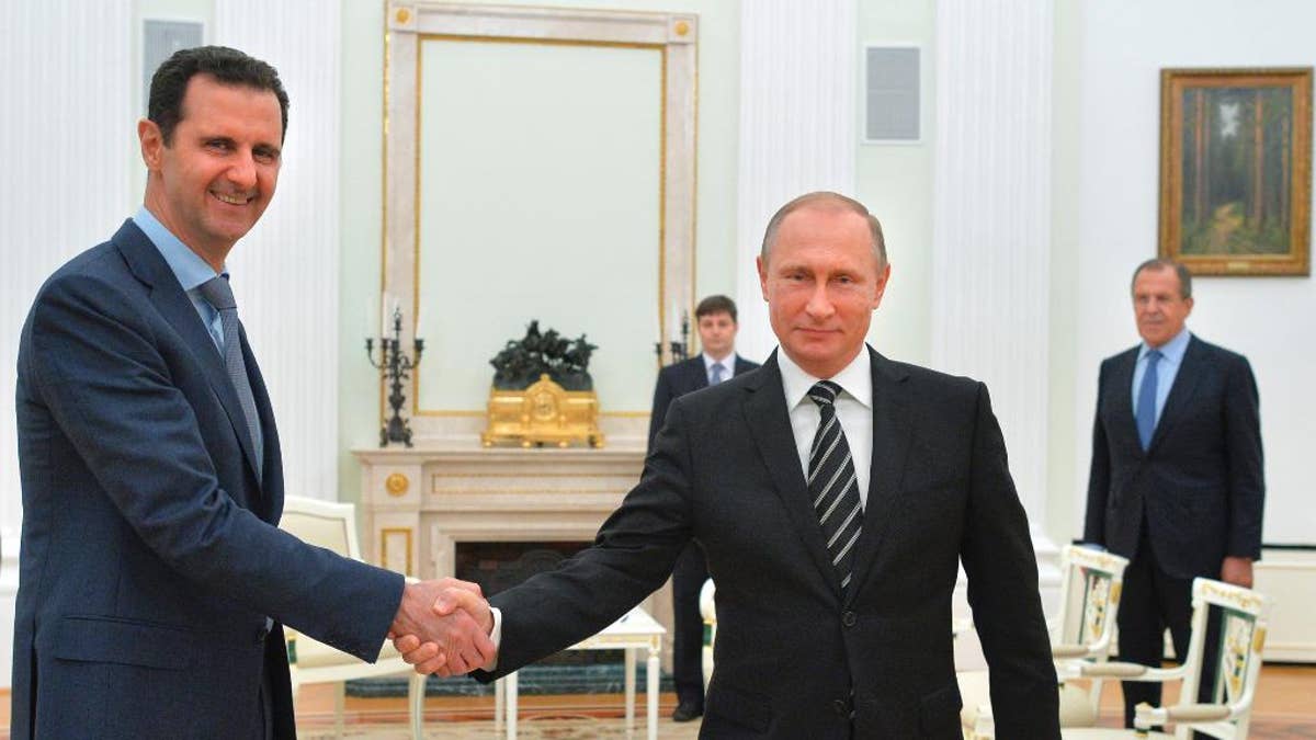 Russian President Putin firmly supported Bashar al-Assad throughout the Syrian civil war.
