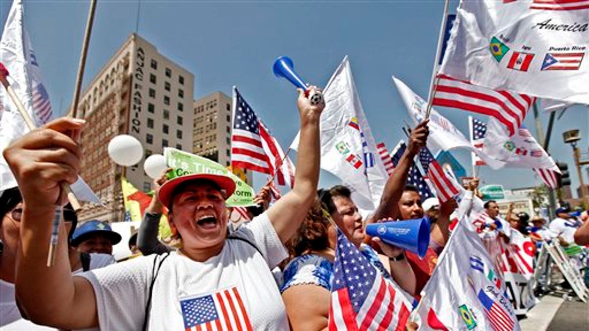 Immigration Marches Los Angeles