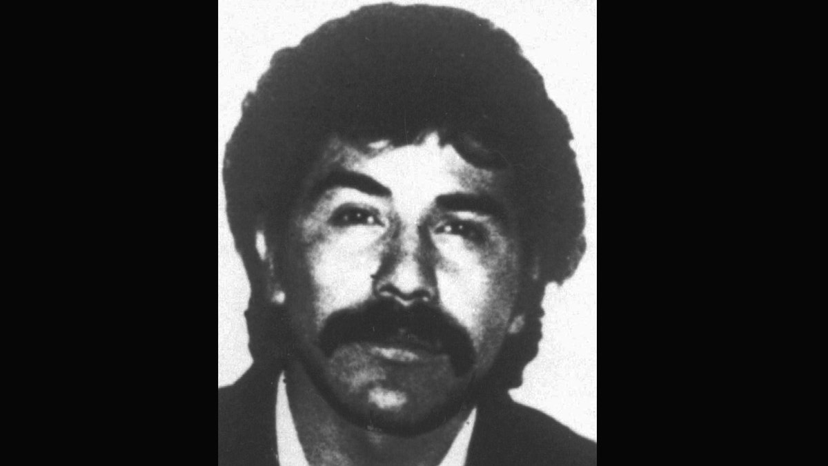 The undated file photo distributed by the Mexican government shows Rafael Caro Quintero, considered the grandfather of Mexican drug trafficking. A Mexican court has ordered the release of Caro Quintero after 28 years in prison for the 1985 kidnapping and killing of U.S. Drug Enforcement Administration agent Enrique Camarena, a brutal murder that marked a low-point in U.S.-Mexico relations. (AP Photo/File)