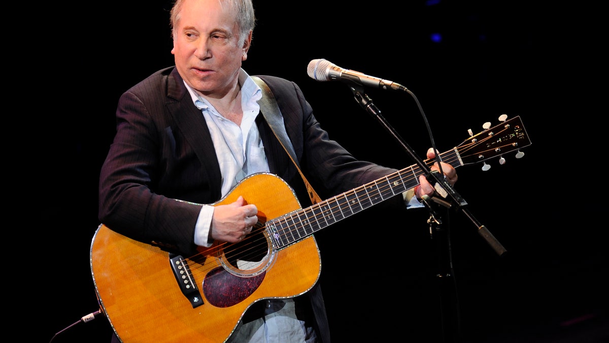 Paul Simon on stage in 2012