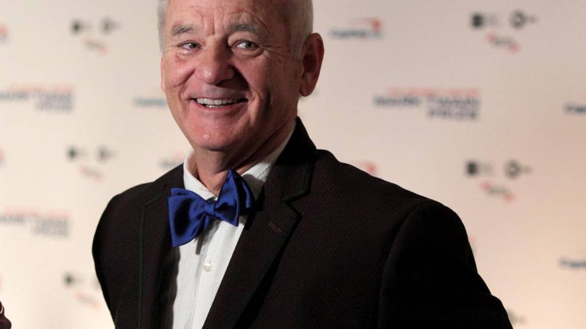 Bill Murray arrives at the Kennedy Center for the Performing Arts for the 19th Annual Mark Twain Prize for American Humor presented to Bill Murray on Sunday, Oct. 23, 2016, in Washington. (Photo by Owen Sweeney/Invision/AP)