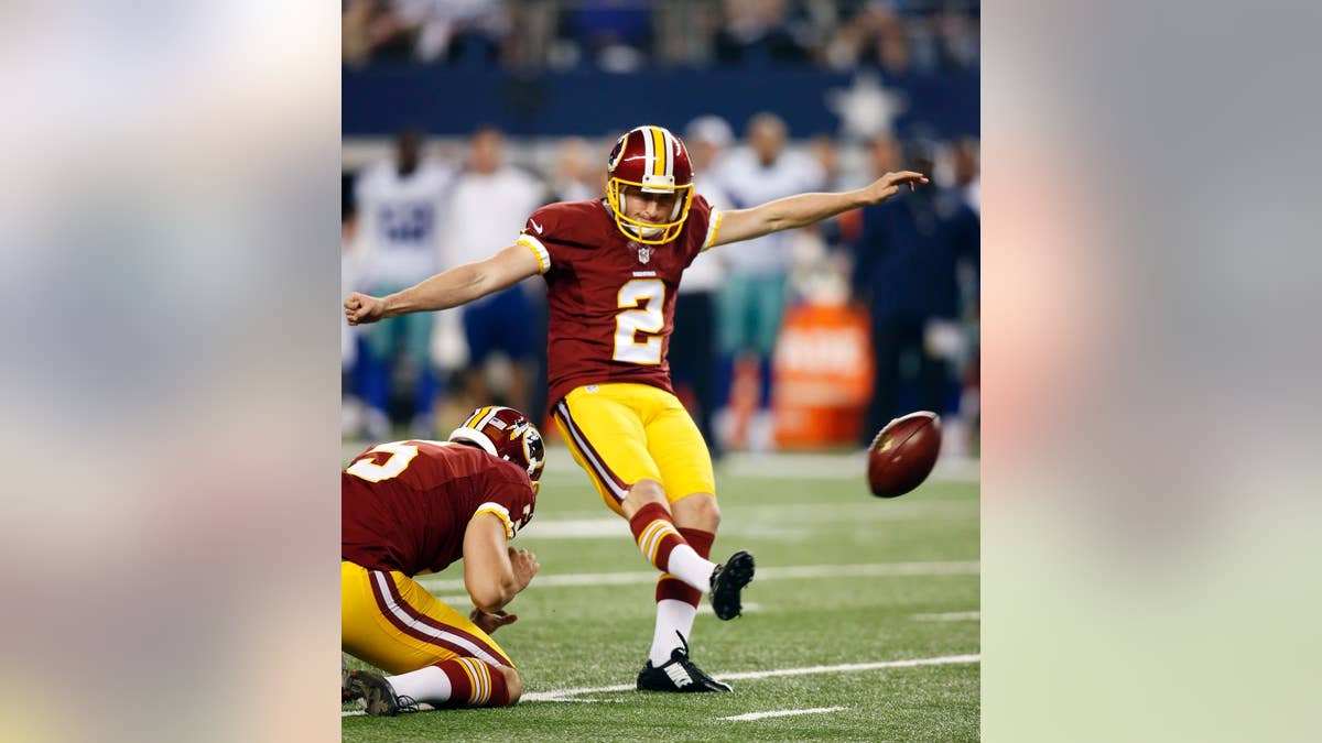 Redskins end Cowboys' 6-game streak, 20-17 in OT