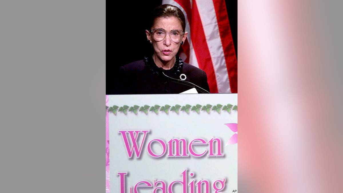 Justice Ruth Bader Ginsburg has fought for women's rights over the years.