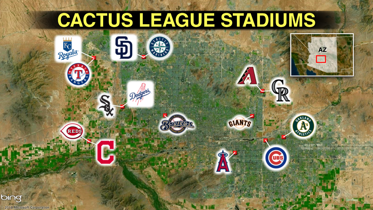 Cactus League ballparks prepare for Spring Training