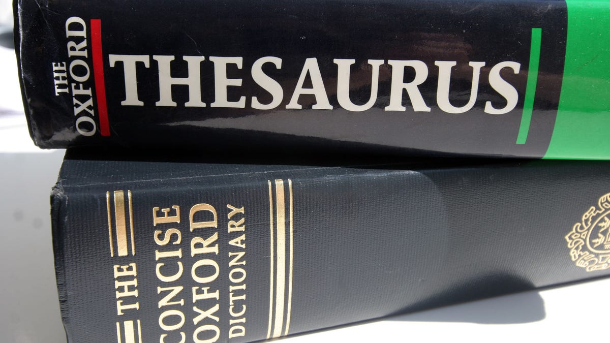 A generic picture of an English dictionary and a thesaurus. OFFPO REUTERS/Catherine Benson CRB - RTRMC69