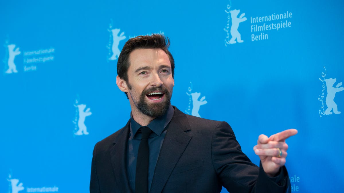 FILE - In this Saturday, Feb. 9, 2013 file photo, actor Hugh Jackman poses at the photo call of the film Les Miserables at the 63rd edition of the Berlinale, International Film Festival in Berlin. Police say 47-year-old Kathleen Thurston is charged with stalking Jackman after approaching him, crying and shouting, and throwing a razor at the Australian actor while he was working out at a gym in New York, on Saturday, April 13, 2013. (AP Photo/Gero Breloer, File)