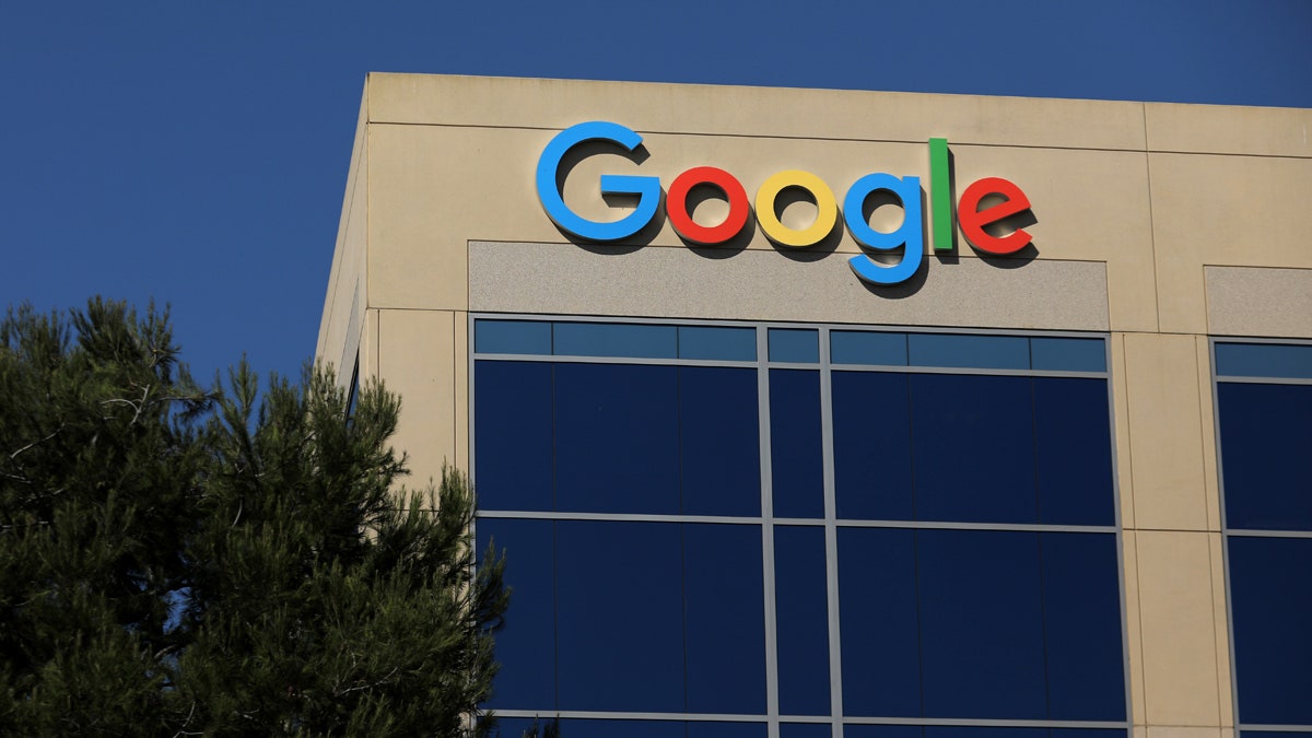 The Google logo is pictured atop an office building in Irvine, California, U.S. August 7, 2017.   REUTERS/Mike Blake - RC17D72E4F60