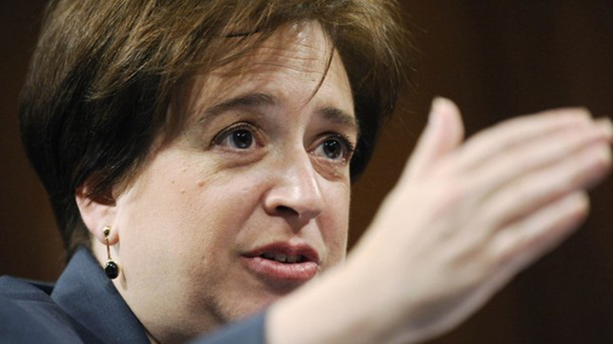 Supreme Court nominee Elena Kagan gestures as she testifies at the Senate Judiciary Committee on Capitol Hill June 29. (Reuters Photo)