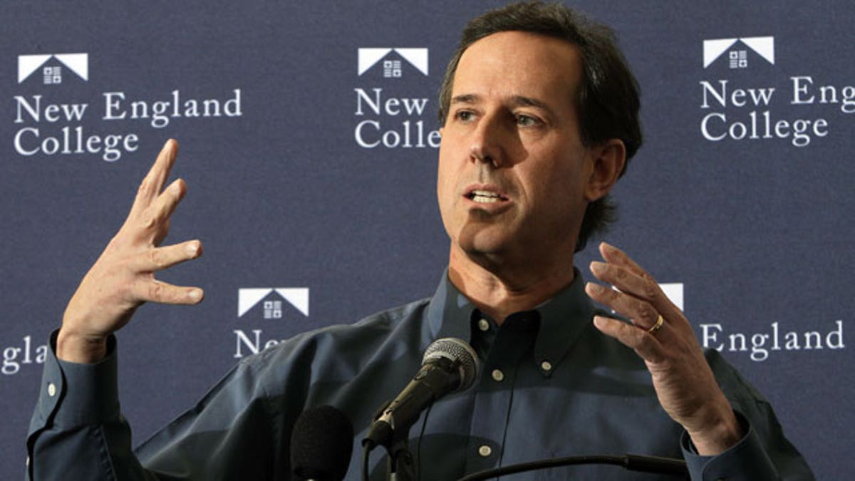 Former Pennsylvania GOP Sen. Rick Santorum appears behind an effort by conservative groups to try during the 2018 midterms to repel and replace ObamaCare