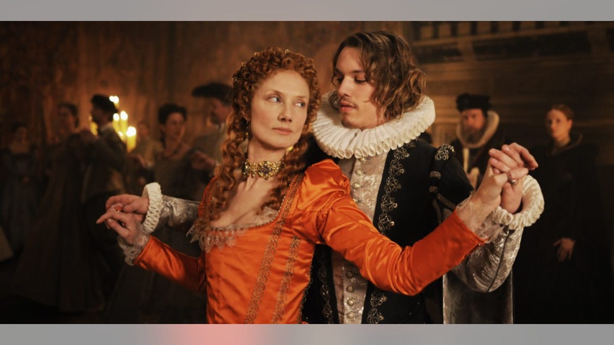 Joely Richardson, left, and Jamie Campbell Bower in Columbia Pictures'